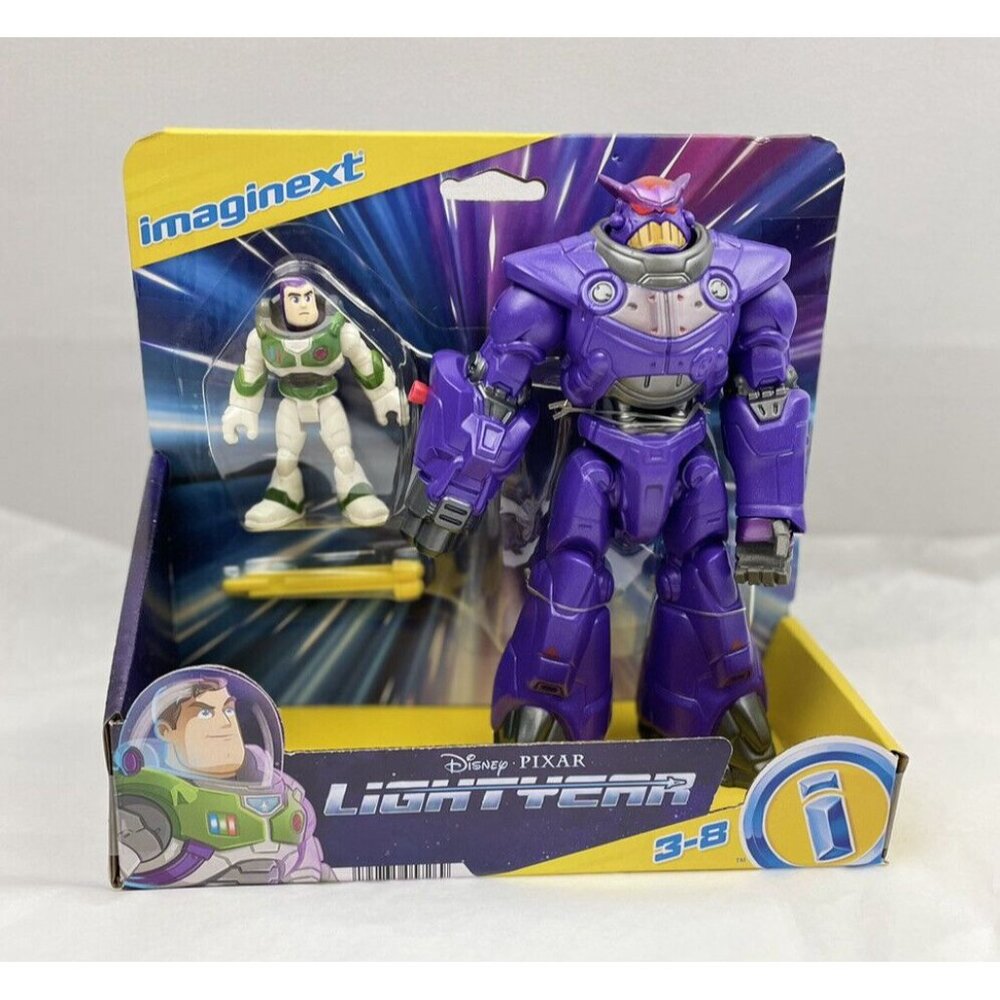 Imaginext Disney Pixar LIGHTYEAR  BUZZ & BATTLE BLAST ZURG Action Figures - Picture 5 of 6
